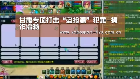 甘肃专项打击“盗抢骗”犯罪-操作流畅(图1) 亚博官网